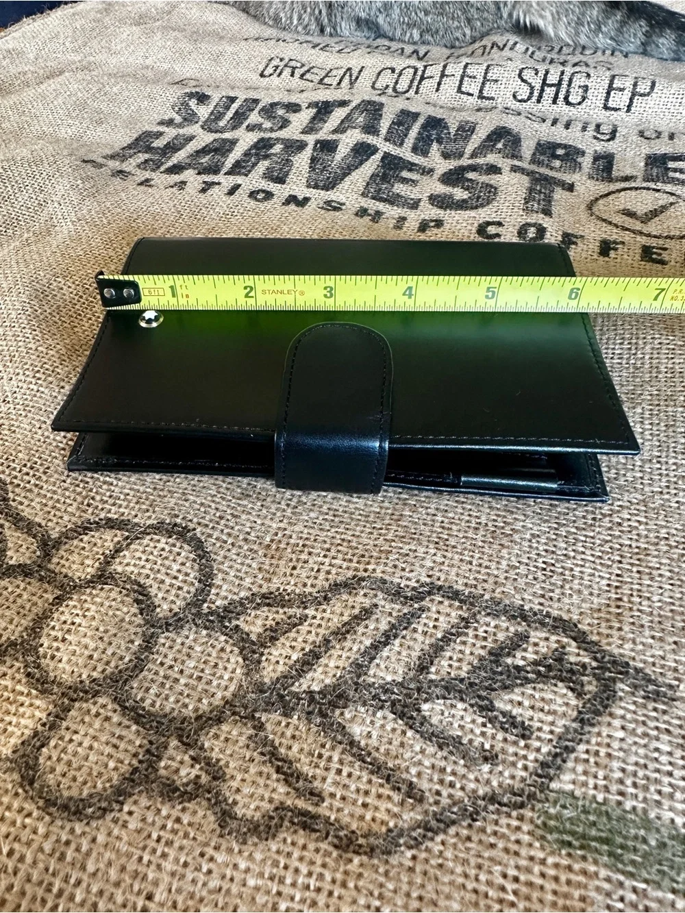 MONTBLANC  Black Leather Agenda Cover with Snap Tab
